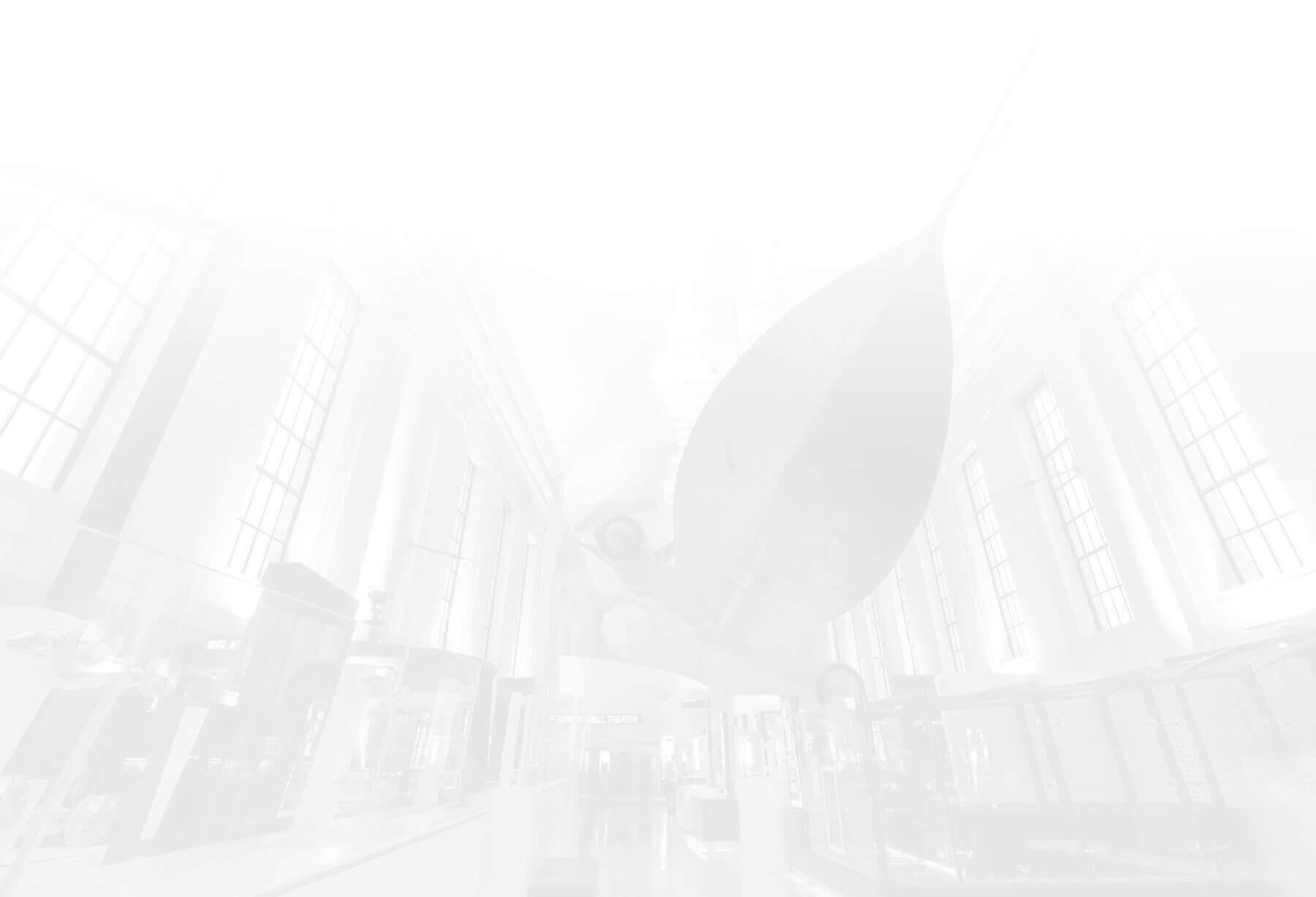 Washed out picture of an exhibit at the Science Museum of Virginia