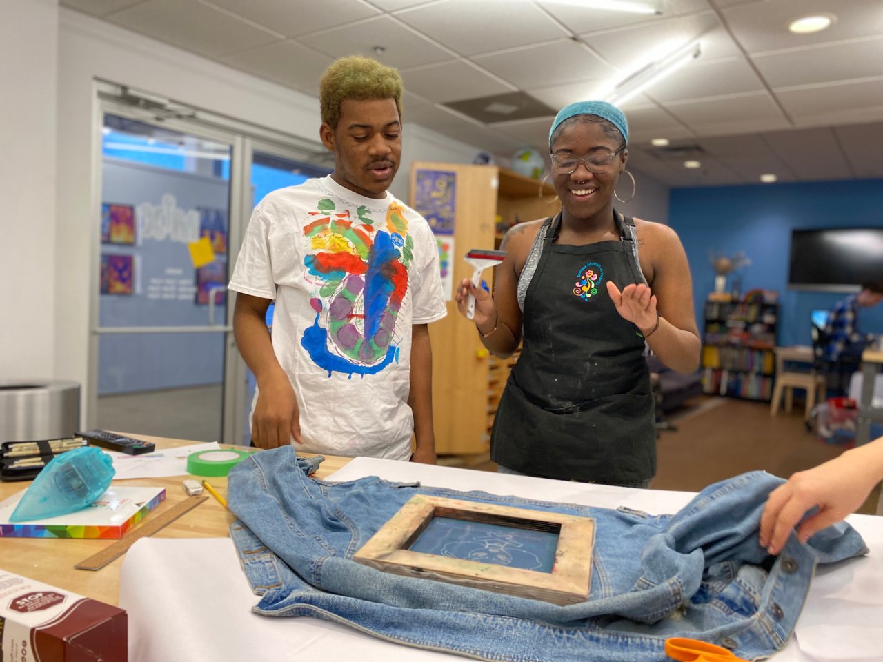 Teens Vince and YaYa in The MiX.